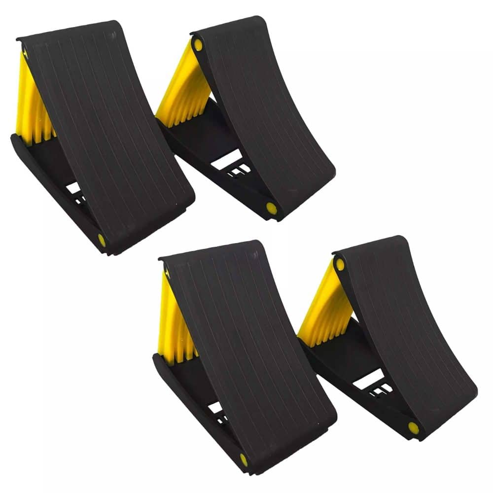 caravan accessories folding wheel chocks