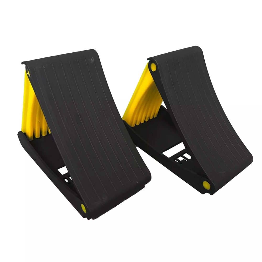 caravan accessories folding wheel chocks