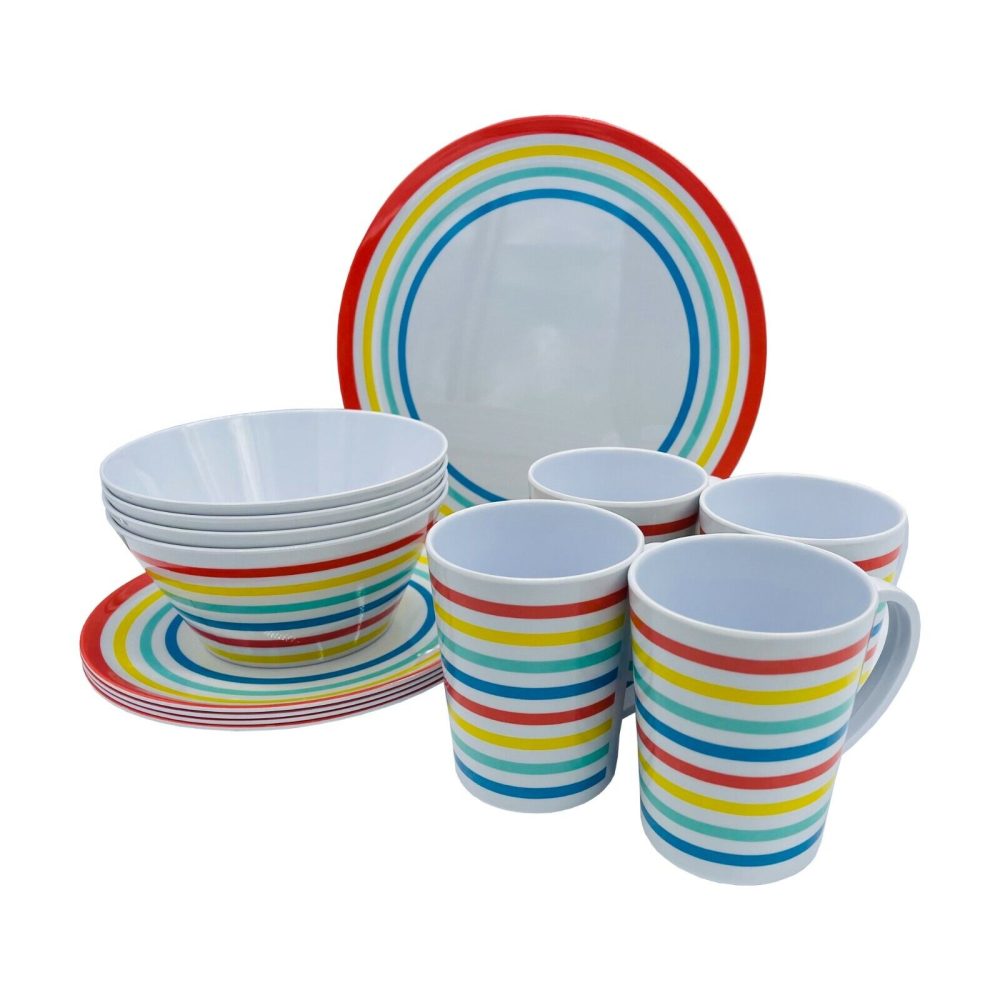 caravan accessories melamine dinner set 2