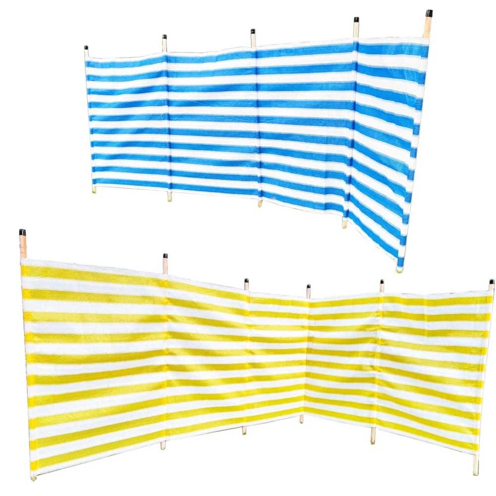 caravan accessories windbreak striped