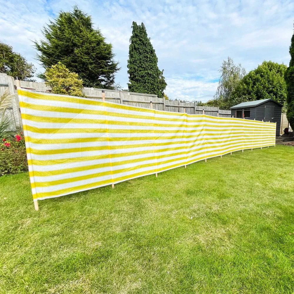 caravan accessories windbreak striped