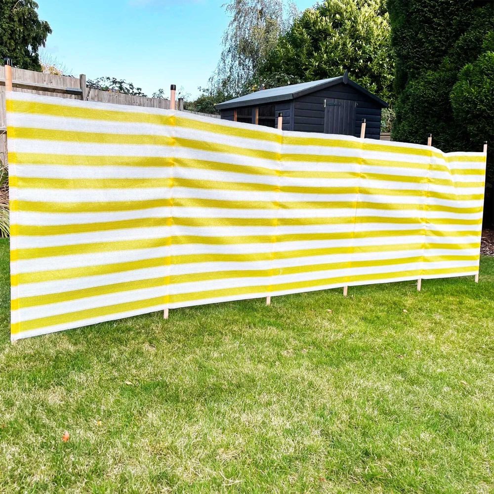 caravan accessories windbreak striped