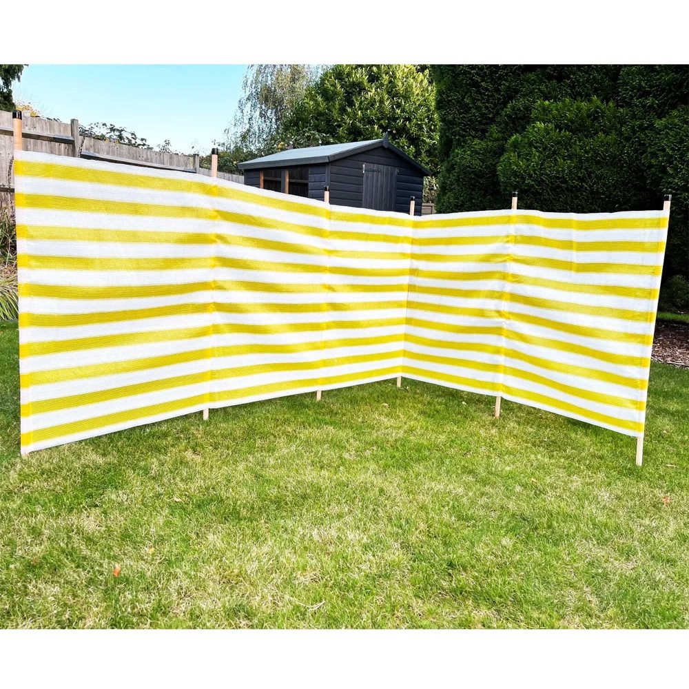 caravan accessories windbreak striped